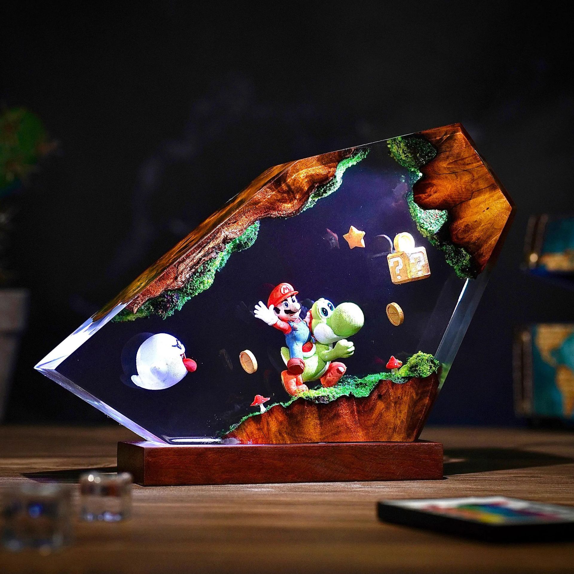 Home Decor Accessories - Table Resin Lamp Cartoon Anime Figure