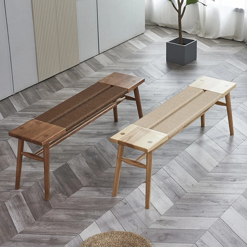 Home Decor Furniture - Wooden Modern Foot Stool Space Saving