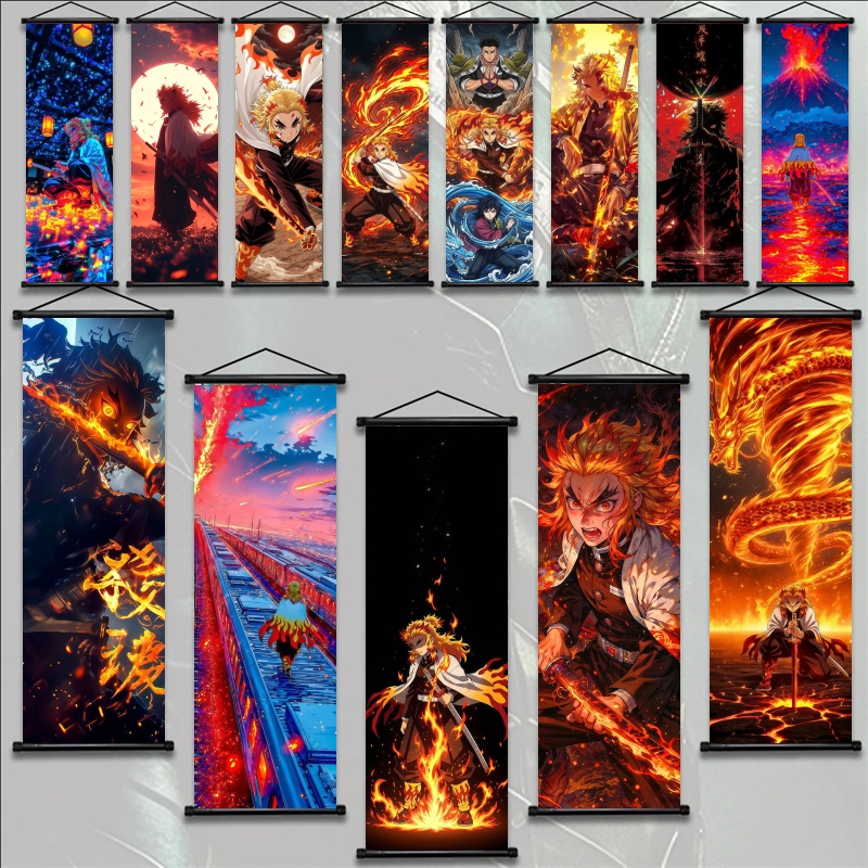 Home Decor Wall Art - Demon Slayer Kyojuro Rengoku HD Print