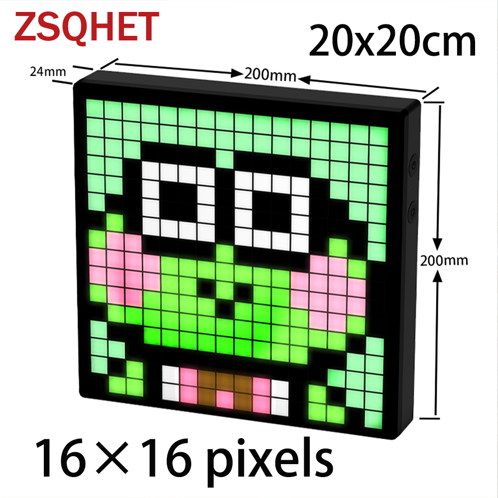 Home Decor Light - ZSQHET LED Pixel Art Display Screen