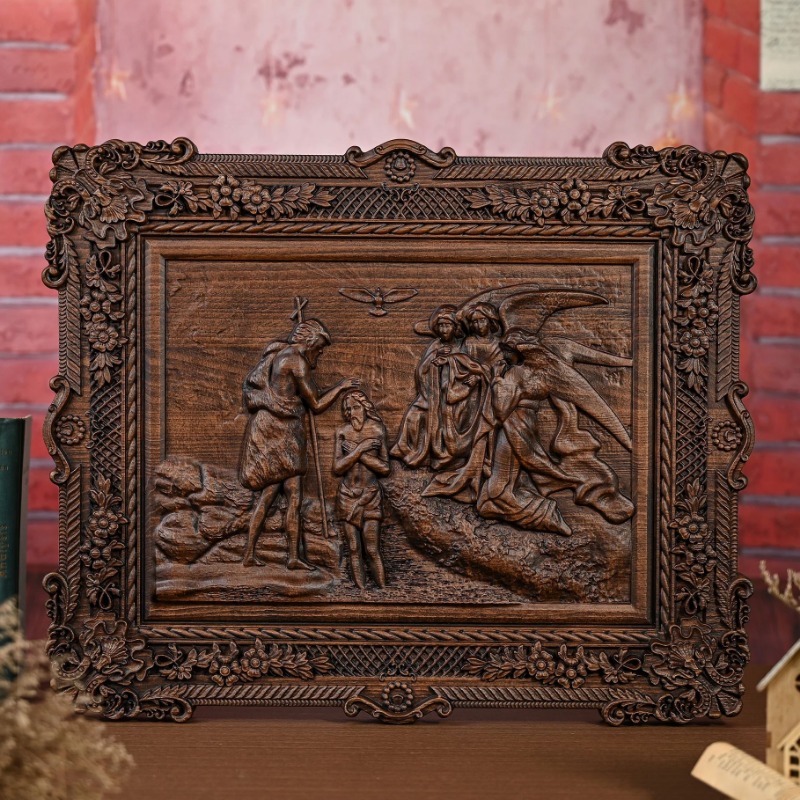 Handcrafted Wooden Relief Wall - Home Decor Wall Art 评论和价格