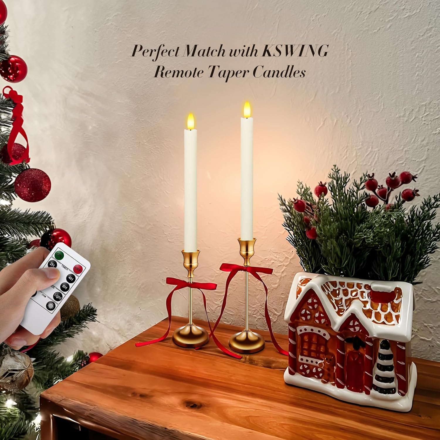 Metal Taper Candle Holders Set - Home Decor Free Images 评论和价格