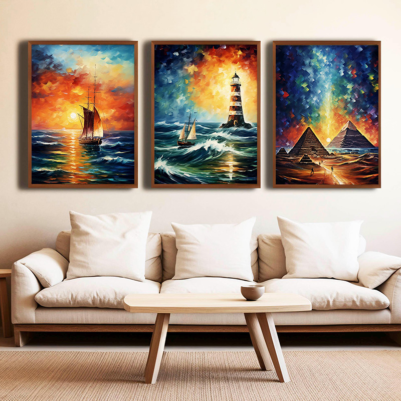 Colorful Impressionist Landsca - Home Decor Color Palettes 评论和价格