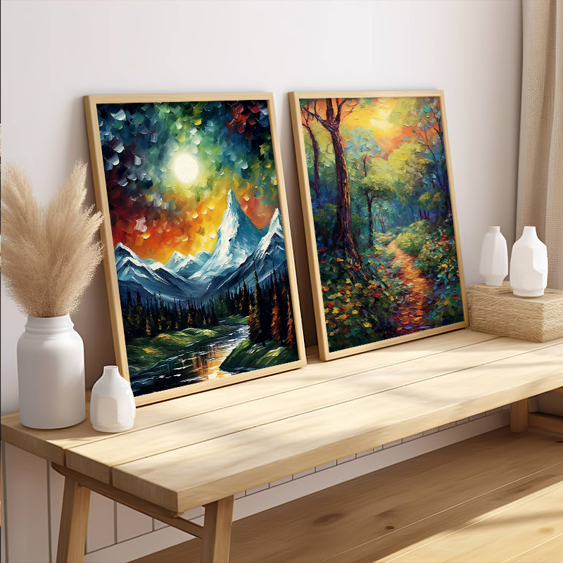 Colorful Impressionist Landsca - Home Decor Color Palettes 评论和价格