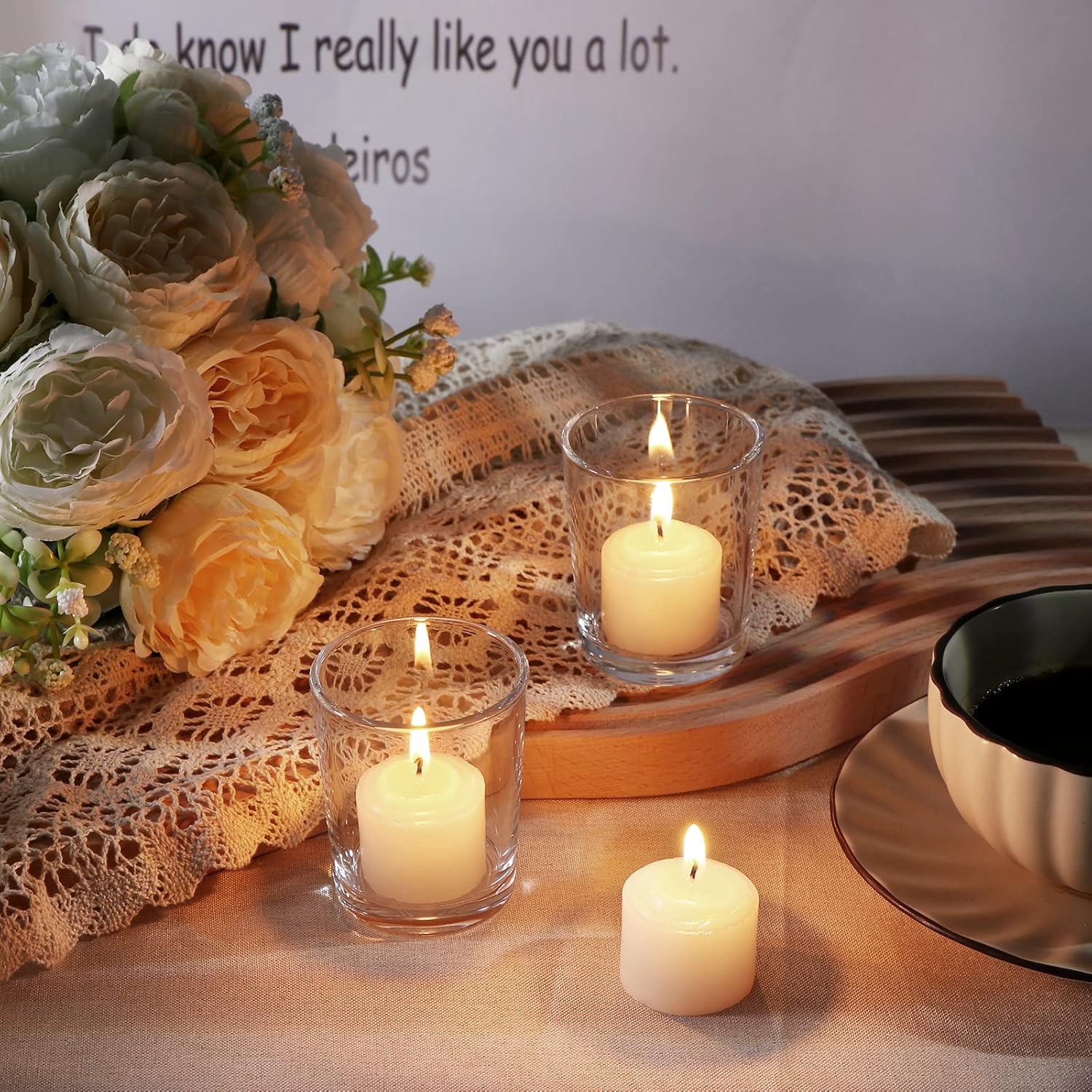 Glass Votive Candle Holders Se - Home Decor Free Images 评论和价格