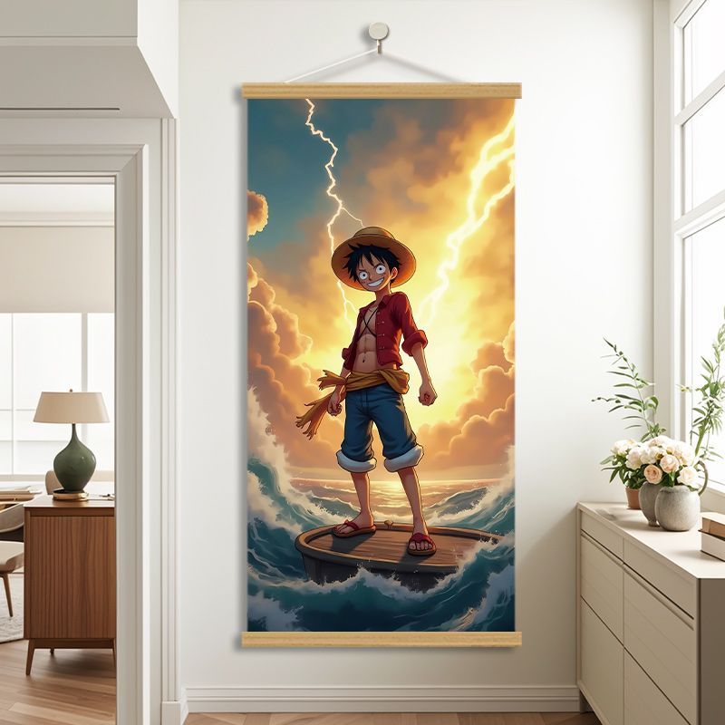 New One Piece Luffy Roronoa Zo - Home Decor Wall Art 评论和价格