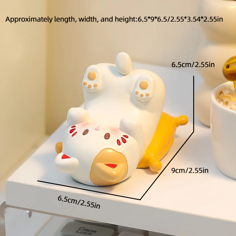 Cute Cartoon Cat Desktop Ornam - Home Decor Accessories 评论和价格