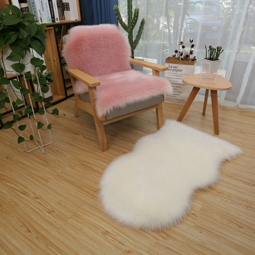 Washable Fluffy Shaggy Long Ha - Cowhide Rug Faux 评论和价格