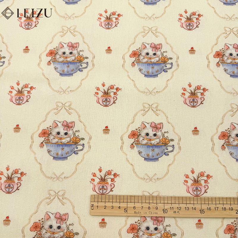 0.5/1/3m Cartoon Printed Imita - Linen Table Runner 评论和价格
