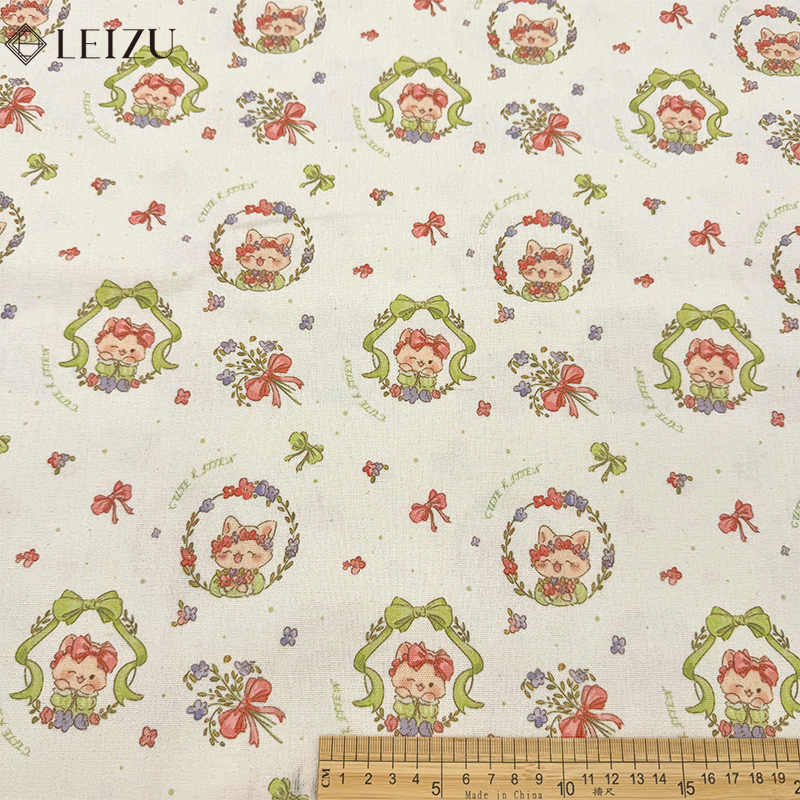0.5/1/3m Cartoon Printed Imita - Linen Table Runner 评论和价格