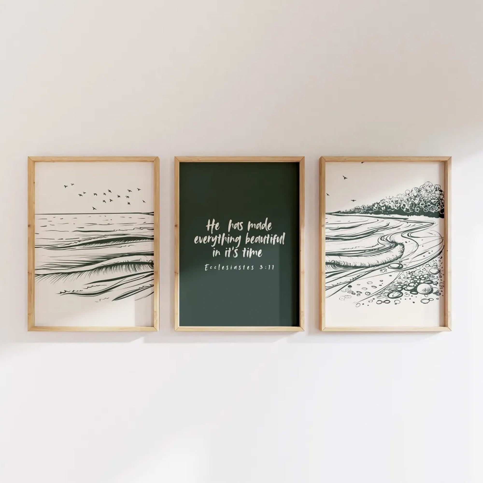 Minimalist Bible Verse  Script - Home Decor Quotes 评论和价格