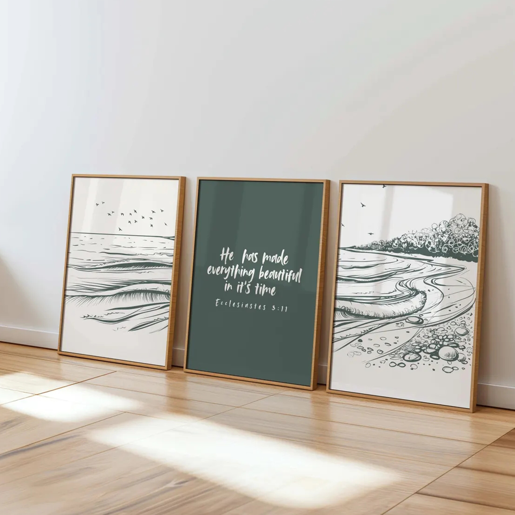 Minimalist Bible Verse  Script - Home Decor Quotes 评论和价格