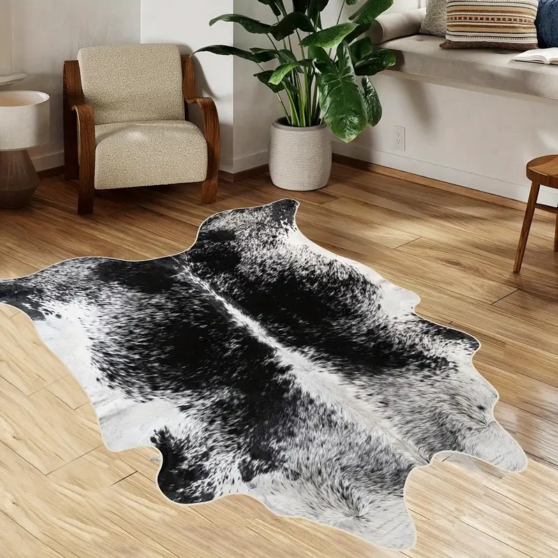 Artificial Cowhide Carpets for - Cowhide Rug Faux 评论和价格