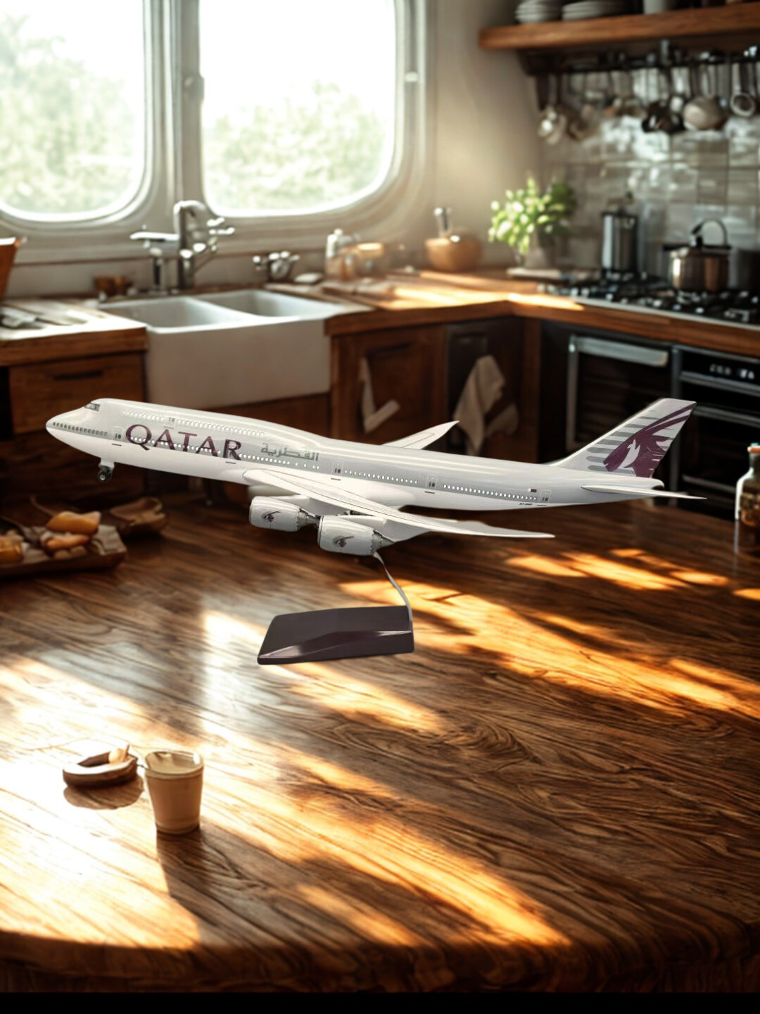 Airplane Model 1:130 Scale Boe - Home Decor Qatar 评论和价格