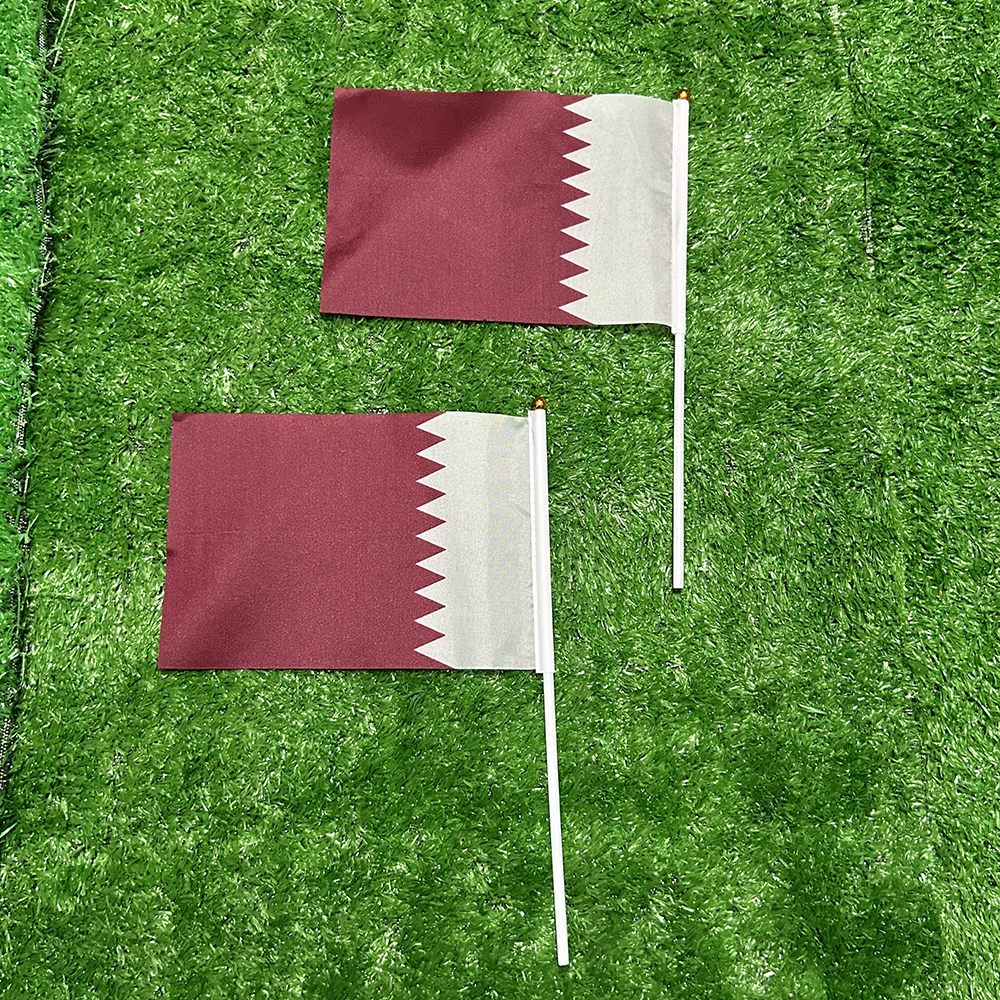 SKY FLAG Qatar hand Flag 10/20 - Home Decor Qatar 评论和价格