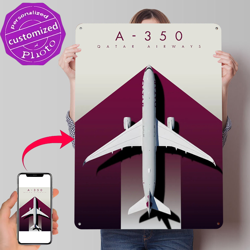 Qatar A-350 Oryx Majesty Metal - Home Decor Qatar 评论和价格