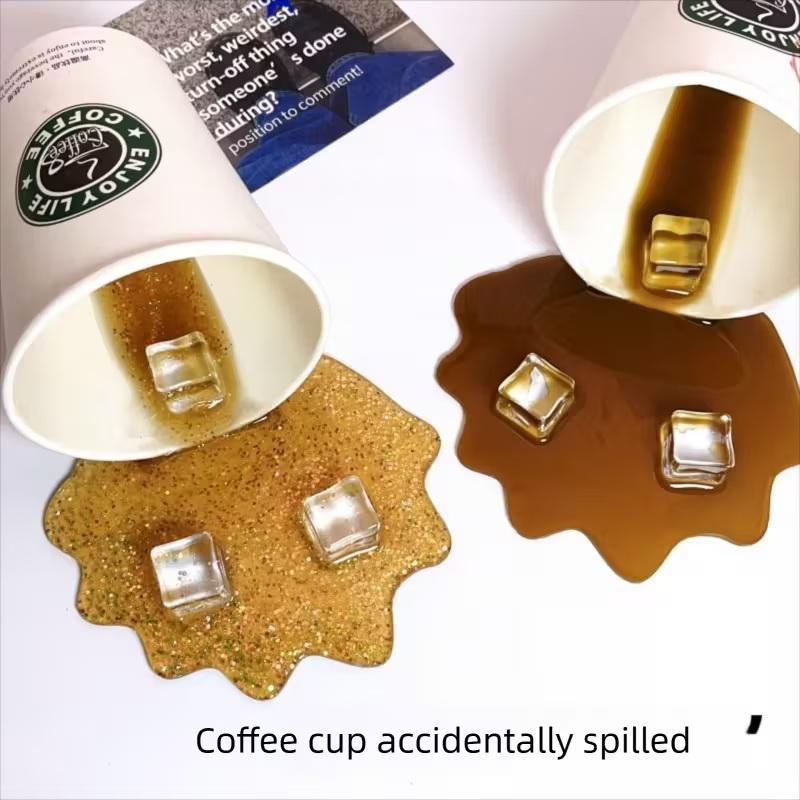 【Beautiful】1pc Overturned Coff - Home Decor Accessories 评论和价格