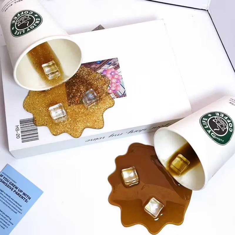 【Beautiful】1pc Overturned Coff - Home Decor Accessories 评论和价格