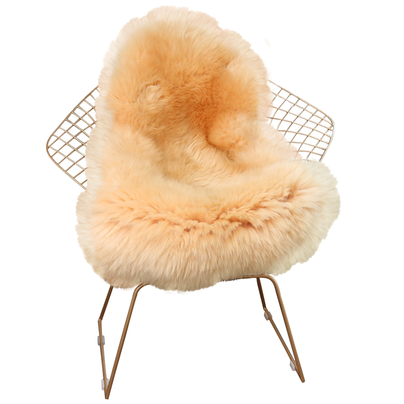 MUZZI 100% Real Sheepskin Chai - Cowhide Rug Faux 评论和价格