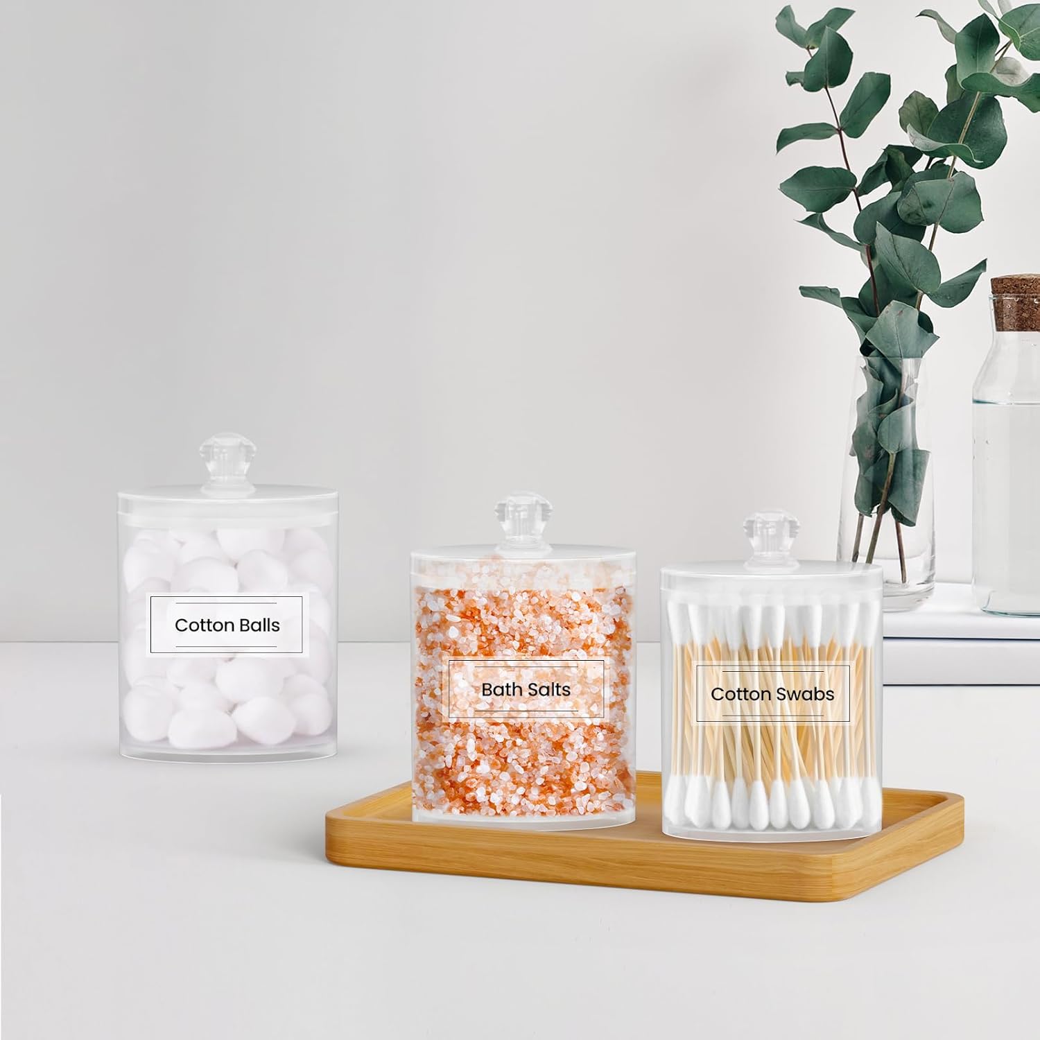 Acrylic Qtip Holder 6 Pack wit - Home Decor Free Images 评论和价格