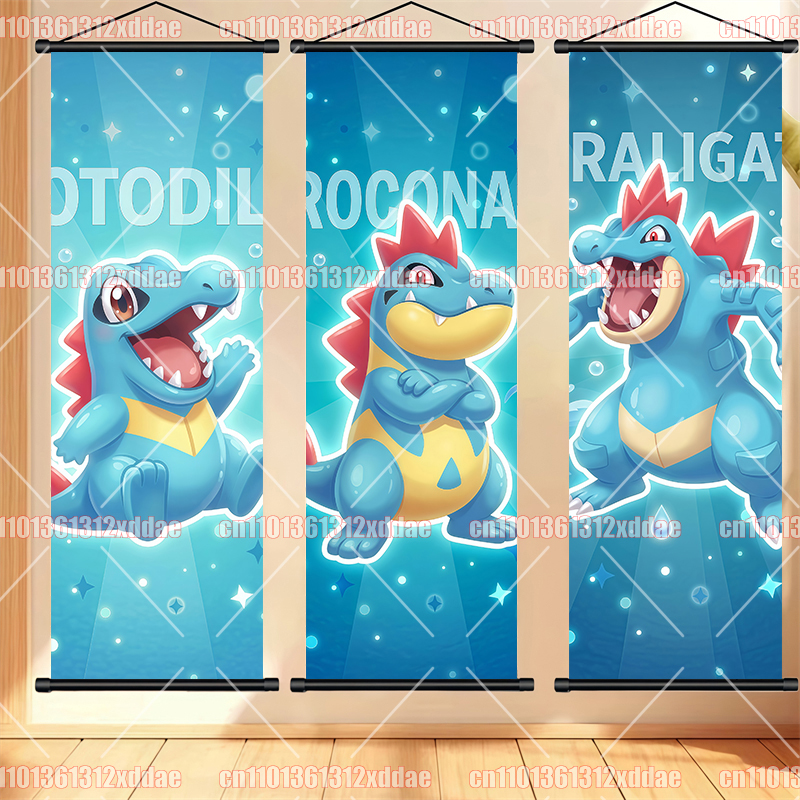 Pokemon Scroll Painting Dragon - Canvas Painting 评论和价格