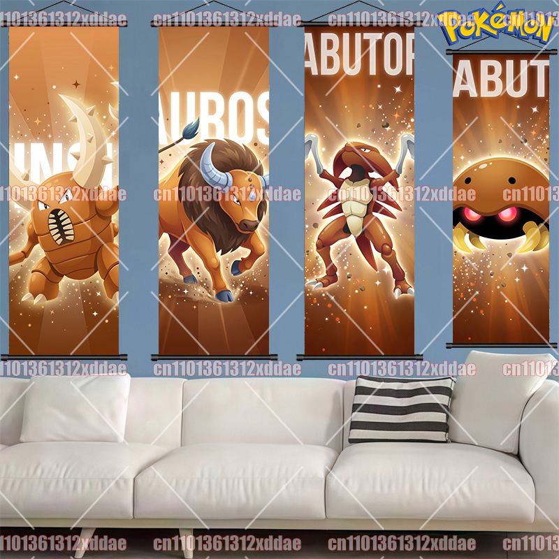 Pokemon Scroll Painting Dragon - Canvas Painting 评论和价格
