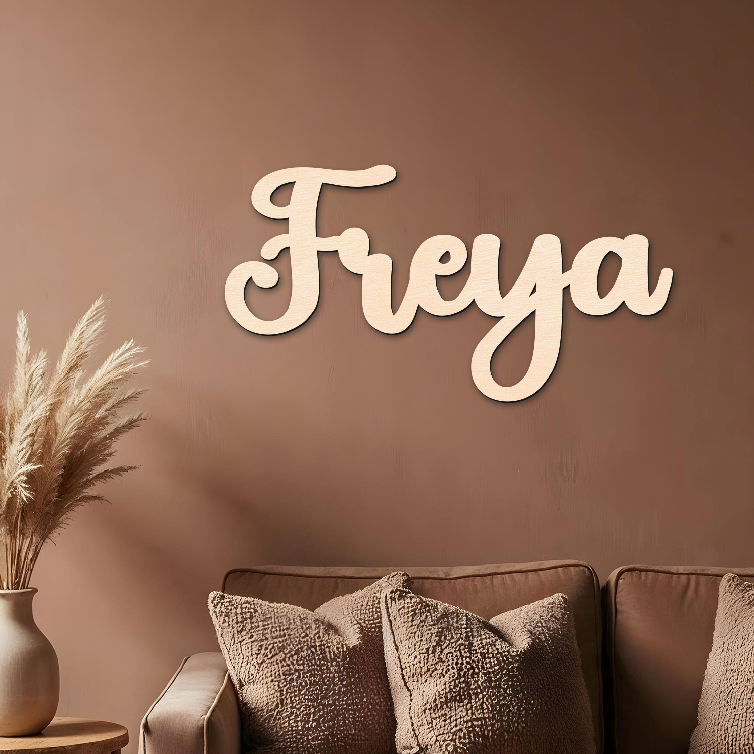 1pc Custom Wooden Name Sign,Cu - Home Decor Wall Art 评论和价格