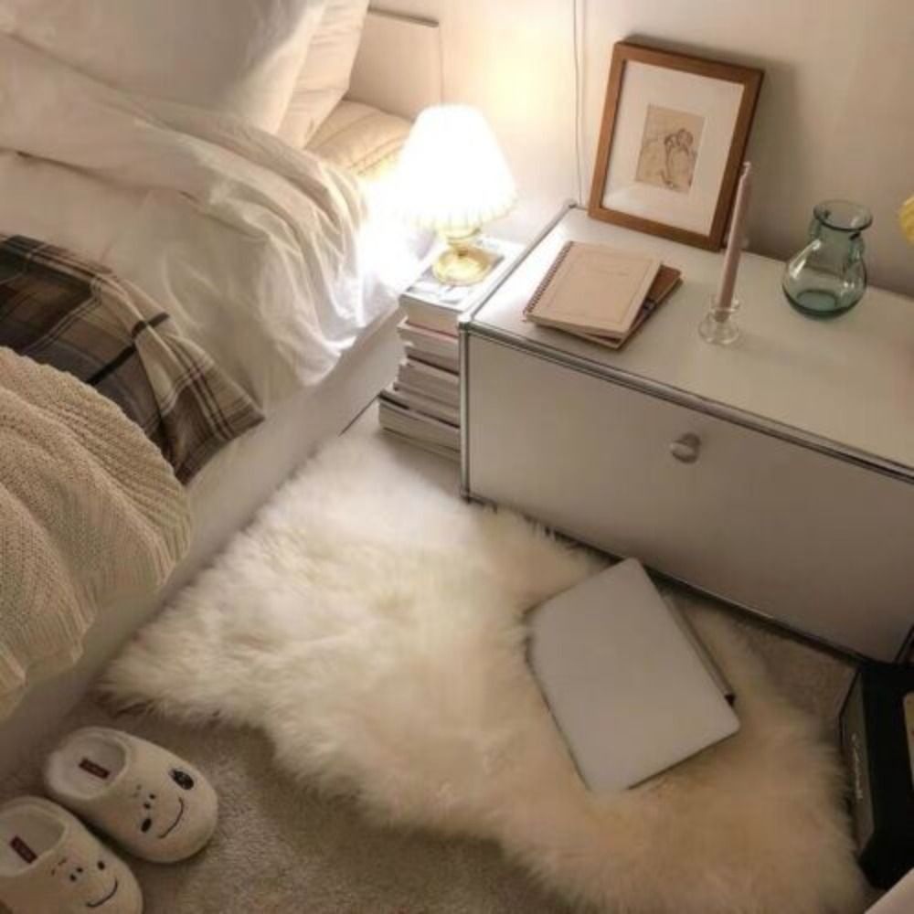 Soft Faux Fluffy Shaggy Rug Ar - Cowhide Rug Faux 评论和价格