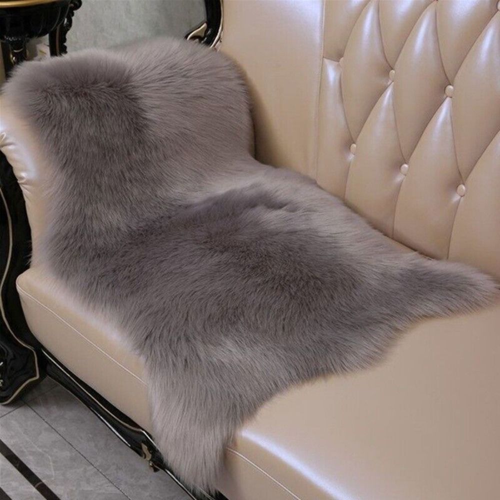 Soft Faux Fluffy Shaggy Rug Ar - Cowhide Rug Faux 评论和价格