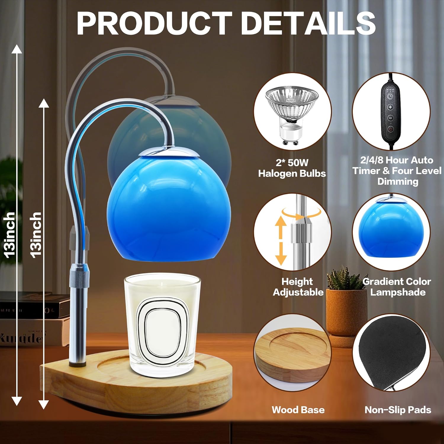 Candle Warmer Lamp with Timer  - Home Decor Free Images 评论和价格