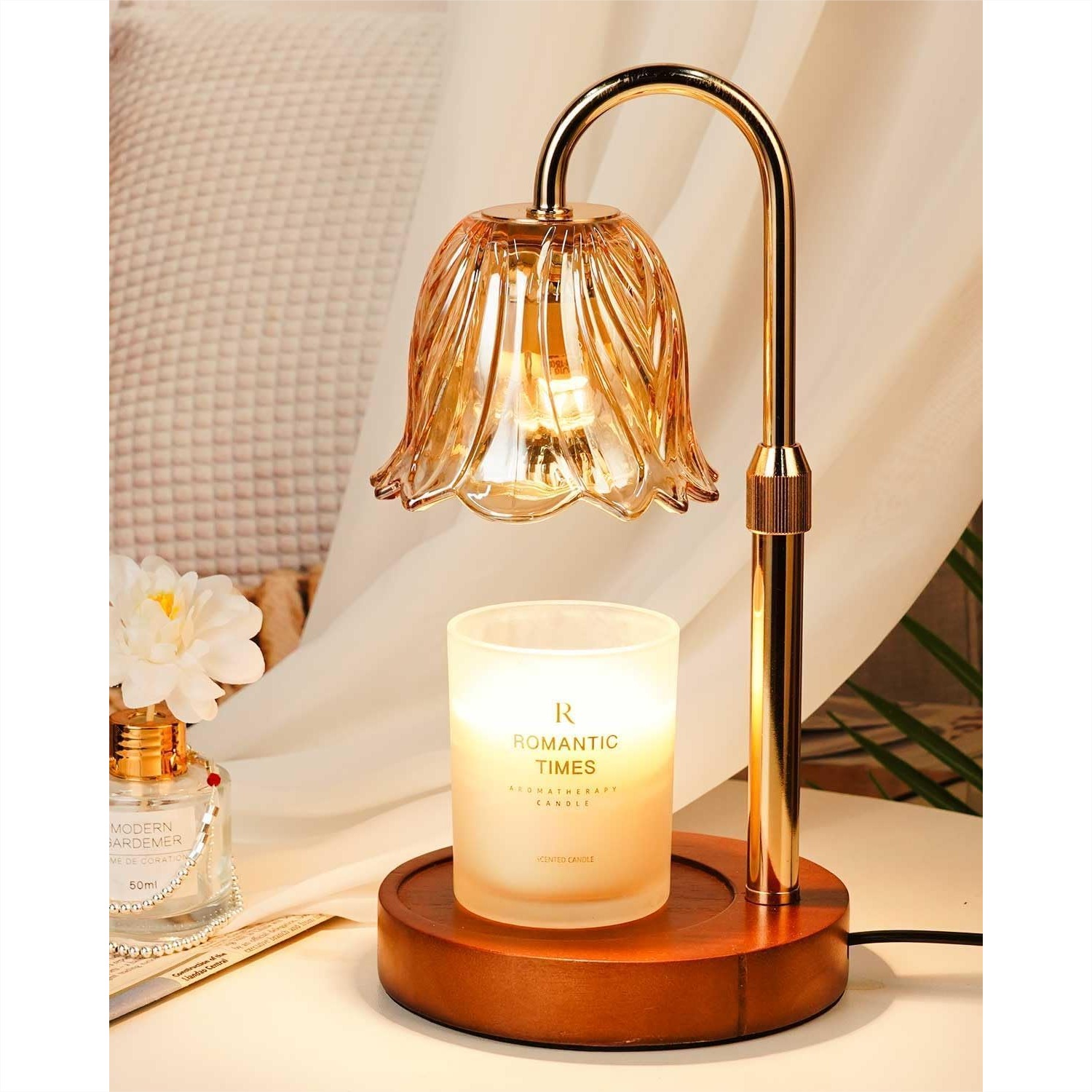 Candle Warmer Lamp Gold With T - Home Decor Free Images 评论和价格
