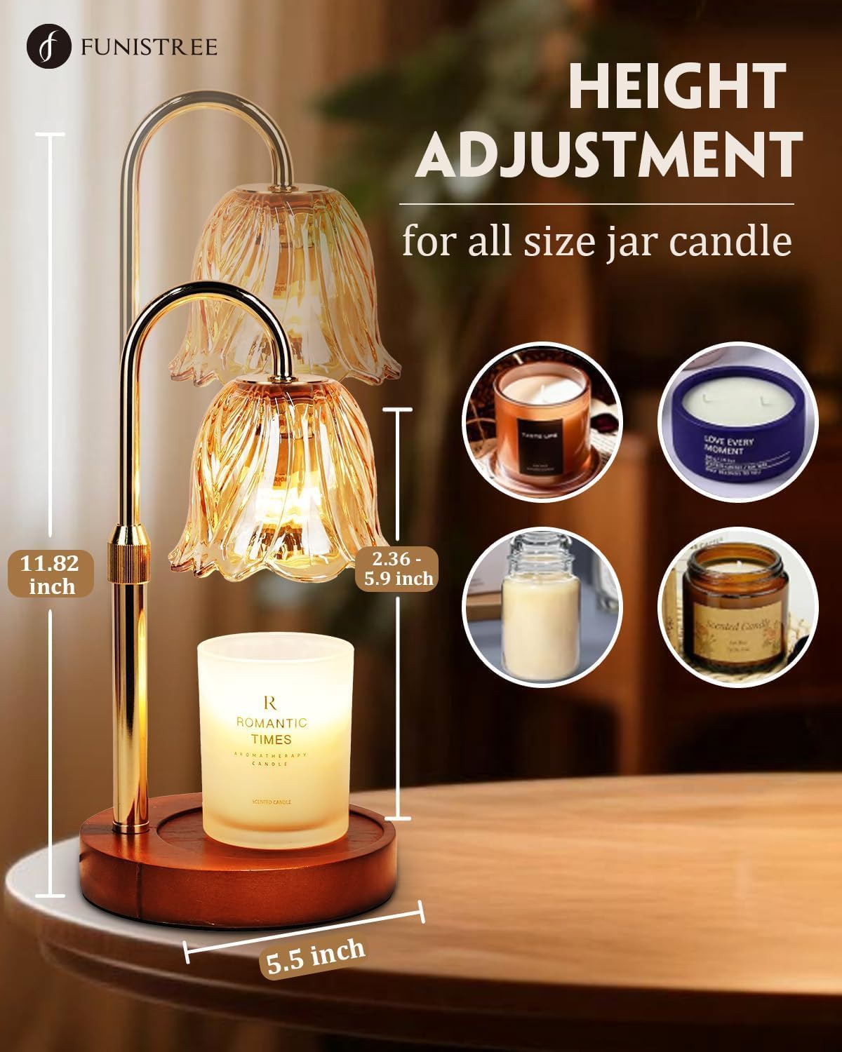 Candle Warmer Lamp Gold With T - Home Decor Free Images 评论和价格
