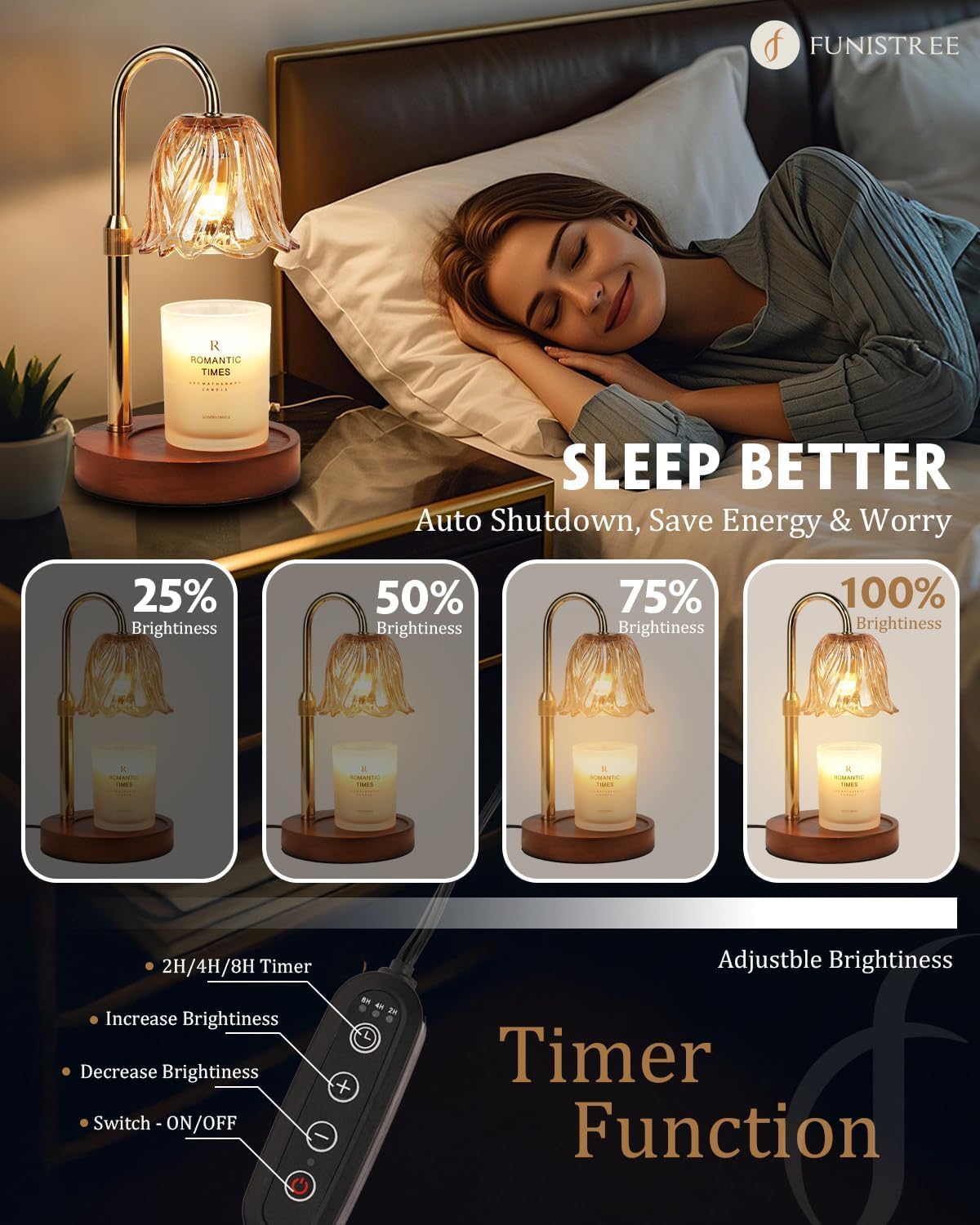 Candle Warmer Lamp Gold With T - Home Decor Free Images 评论和价格