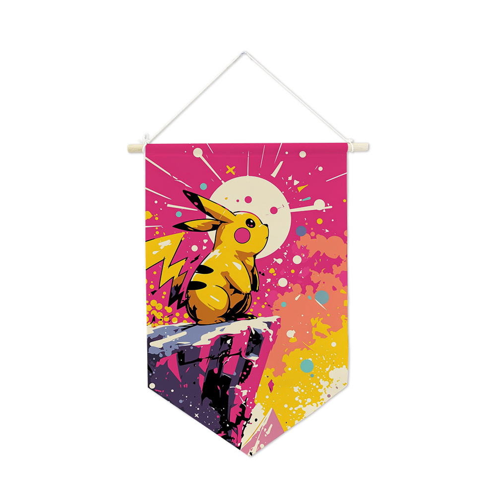 Pokemons Hanging Cloth Anime P - Home Decor Wall Art 评论和价格