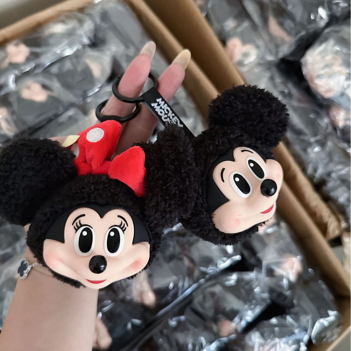 Mickey Minnie Plush Doll Keych - Home Decor Accessories 评论和价格