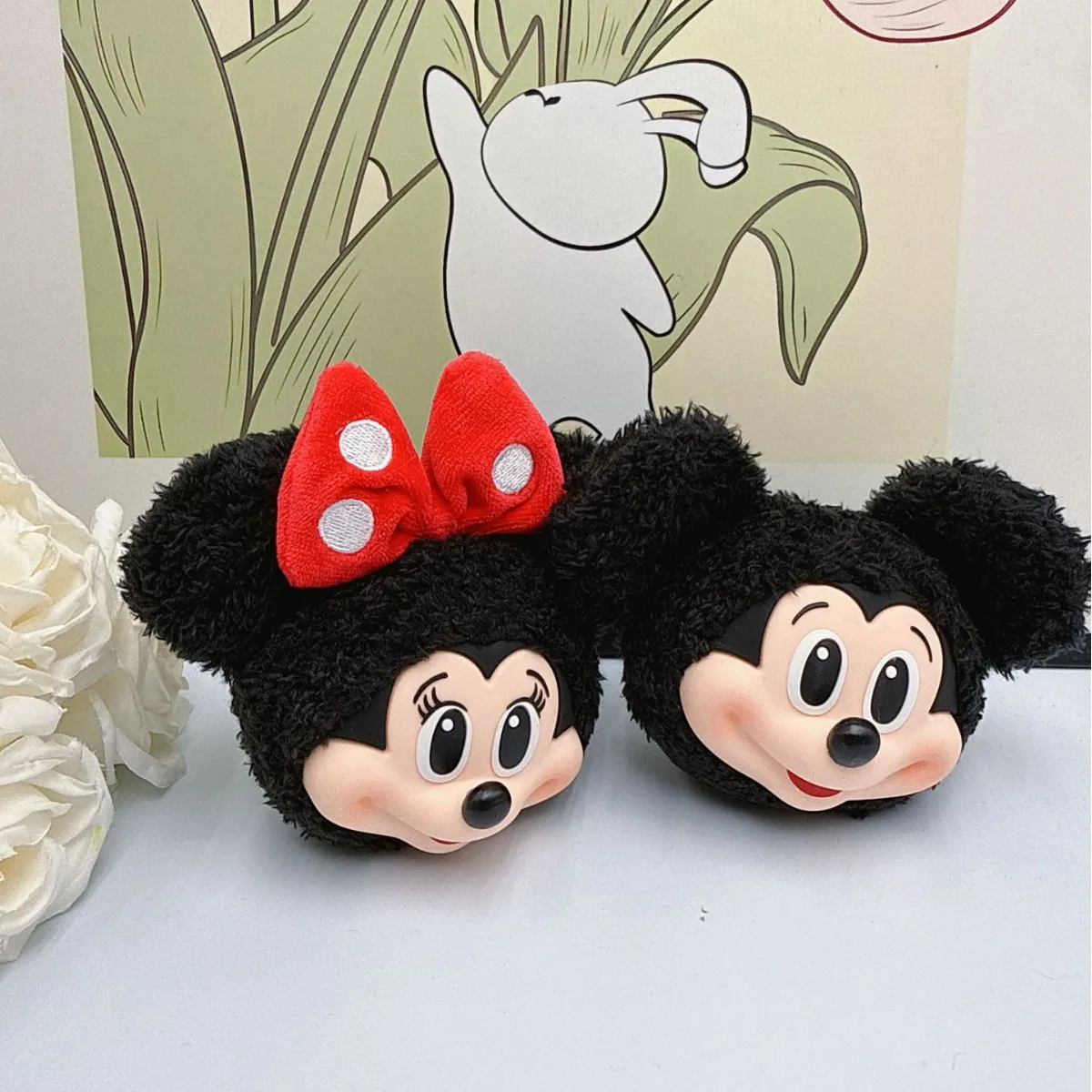 Mickey Minnie Plush Doll Keych - Home Decor Accessories 评论和价格