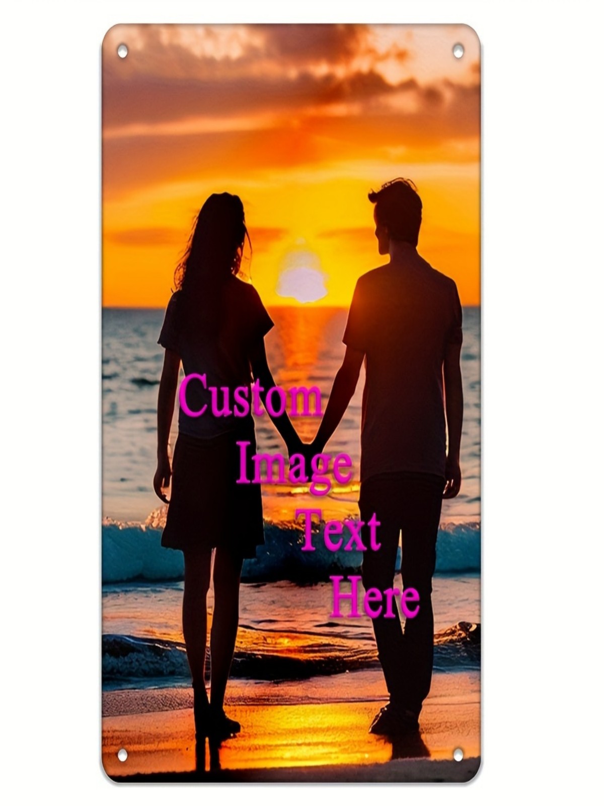 Custom Image/Text 2D Flat Prin - Home Decor Free Images 评论和价格