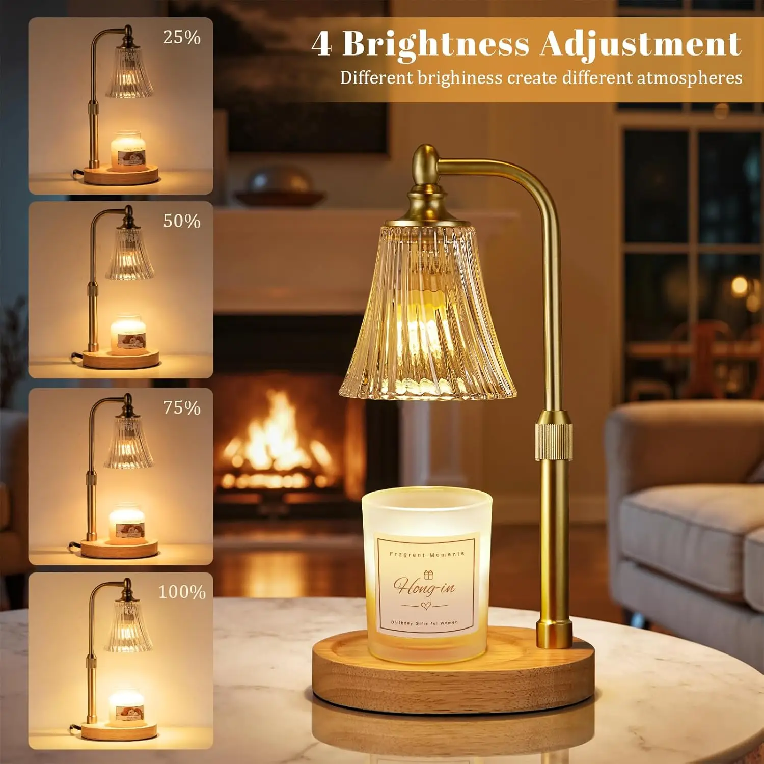 Timer Dimmable Candle Warmer L - Home Decor Free Images 评论和价格