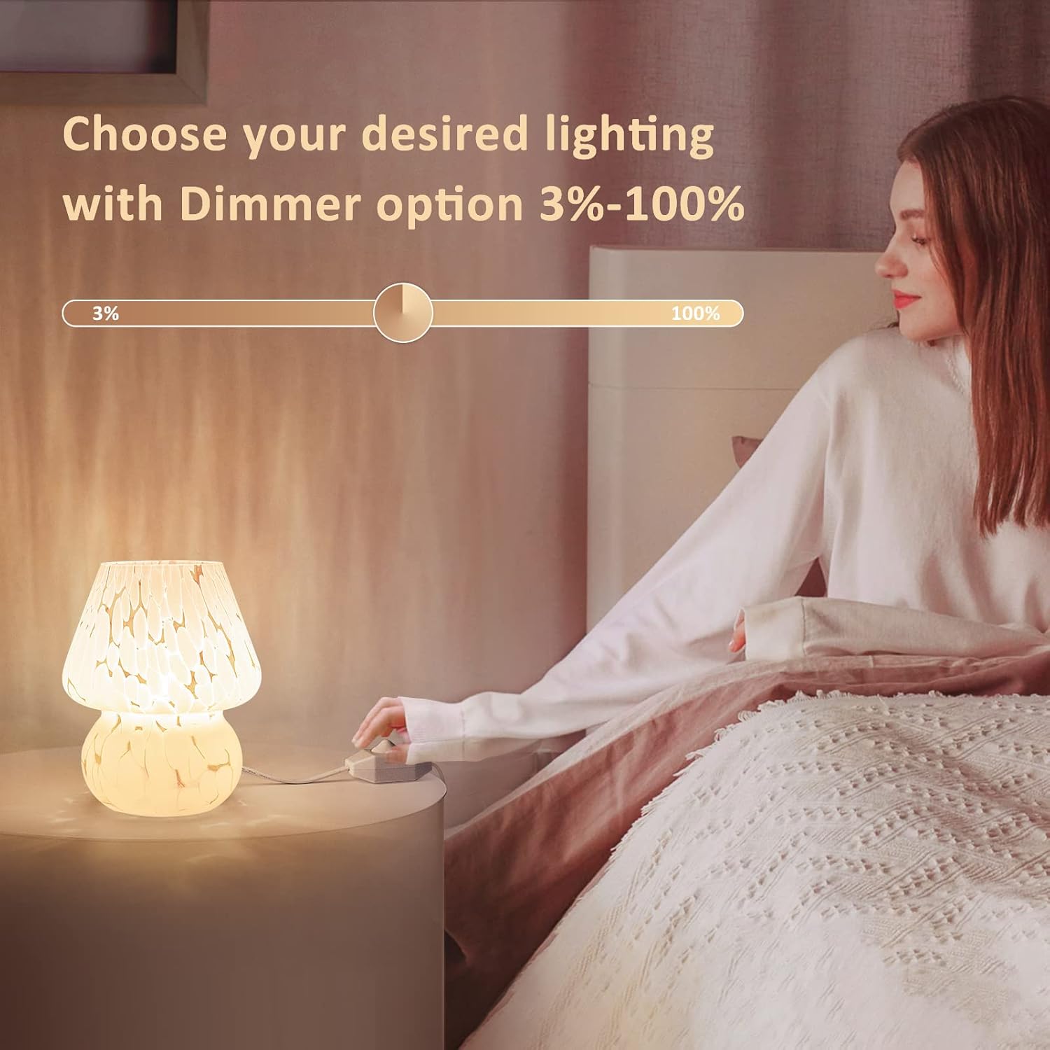 Cute Mushroom Lamp Set of 2, S - Home Decor Free Images 评论和价格