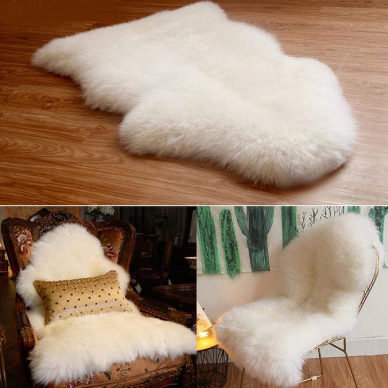 1/12 Dollhouse Imitation Sheep - Cowhide Rug Faux 评论和价格