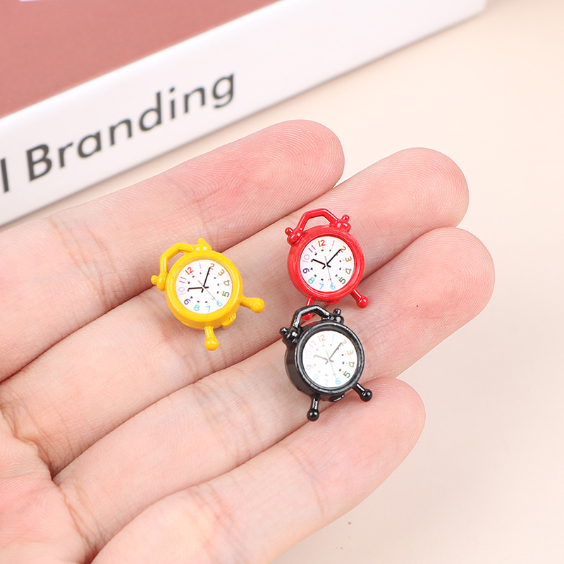 1PC 1:12 Scale Alarm Clock Dol - Home Decor Furniture 评论和价格