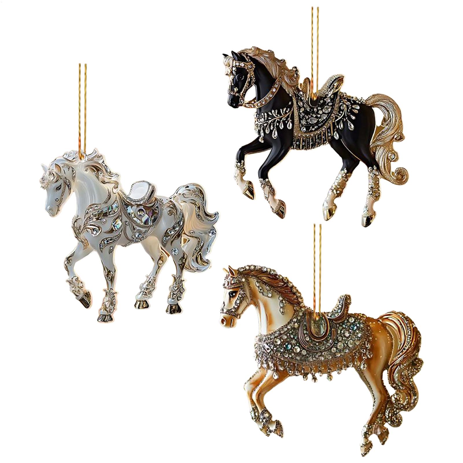 Horse Christmas Ornament Penda - Home Decor Trends 2025 评论和价格