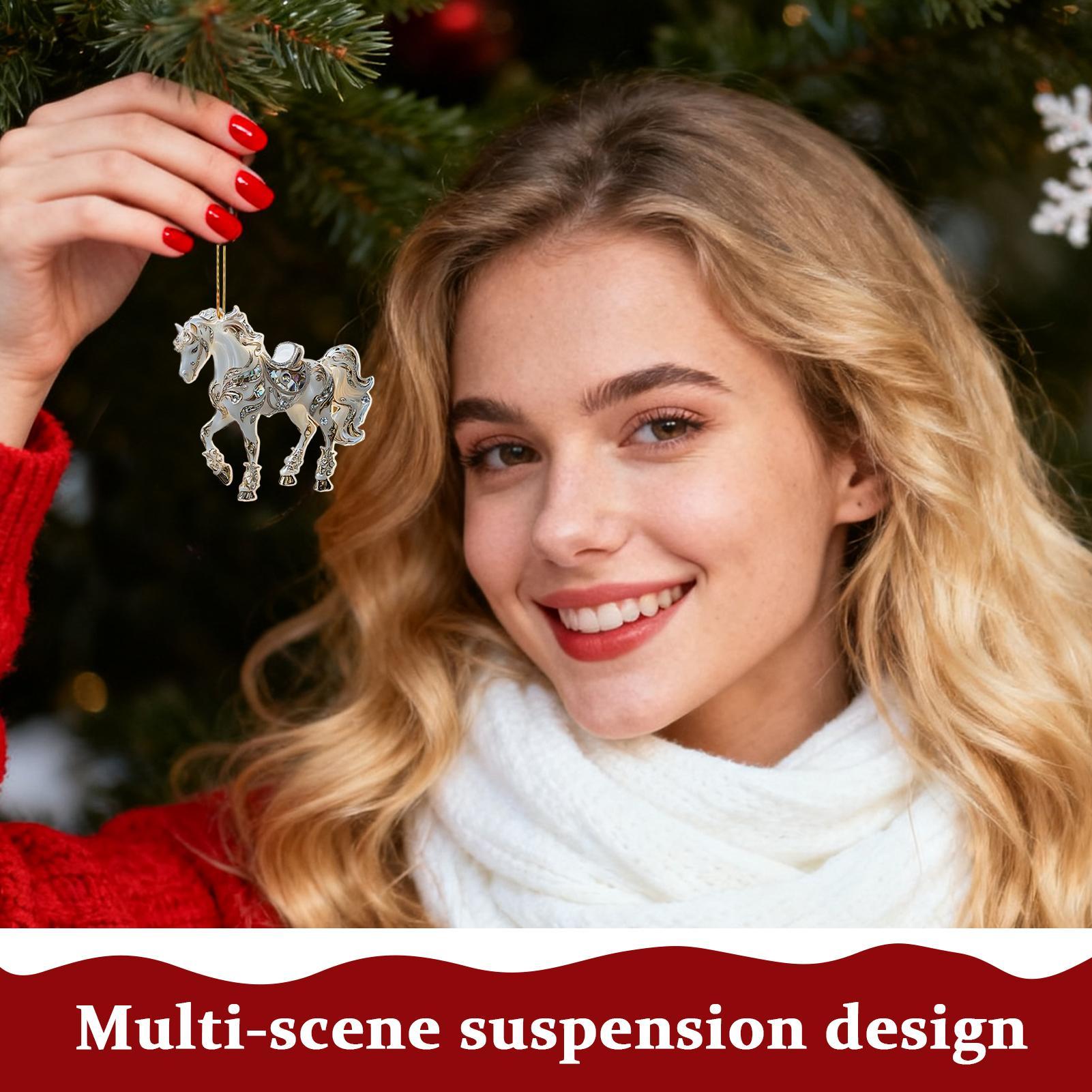 Horse Christmas Ornament Penda - Home Decor Trends 2025 评论和价格