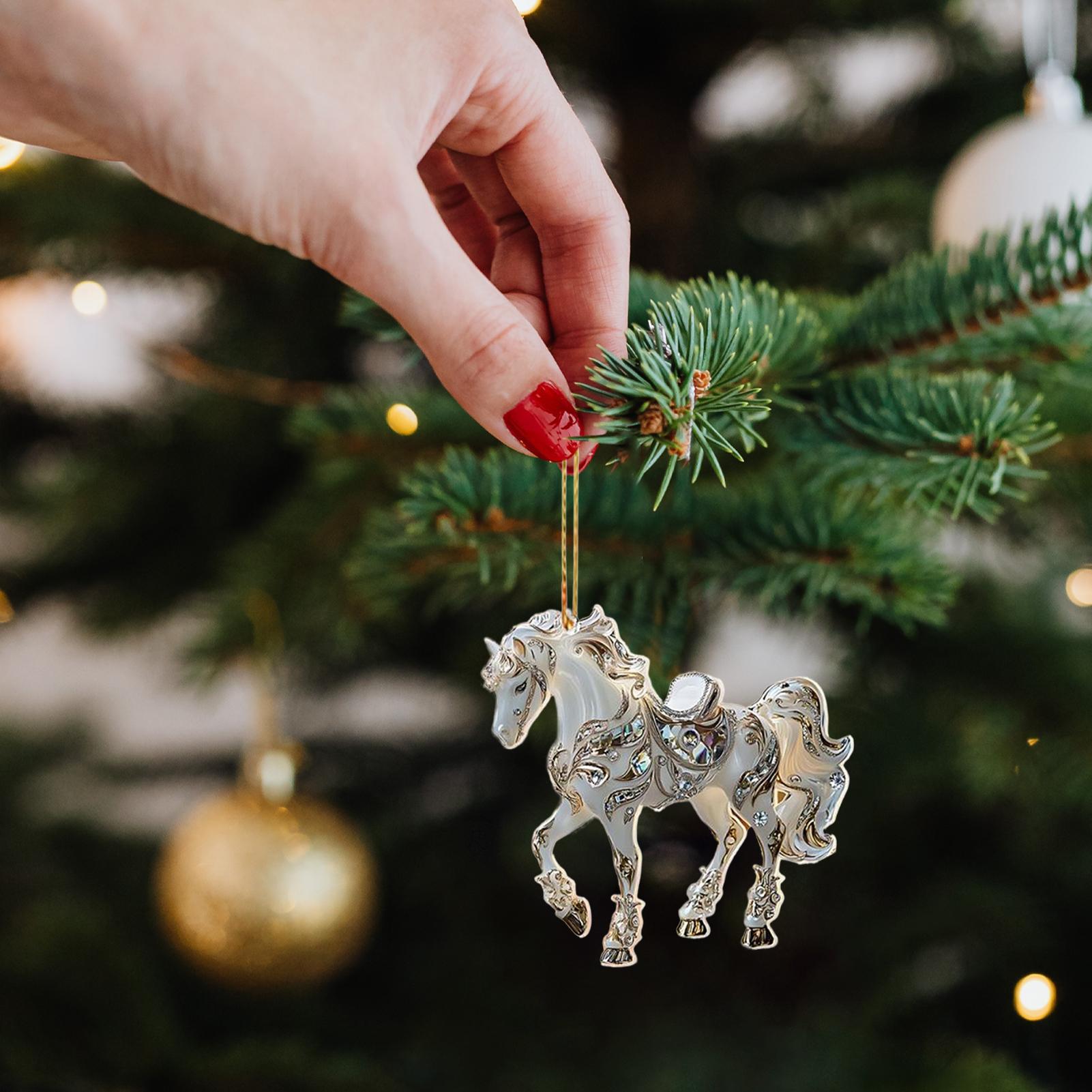 Horse Christmas Ornament Penda - Home Decor Trends 2025 评论和价格