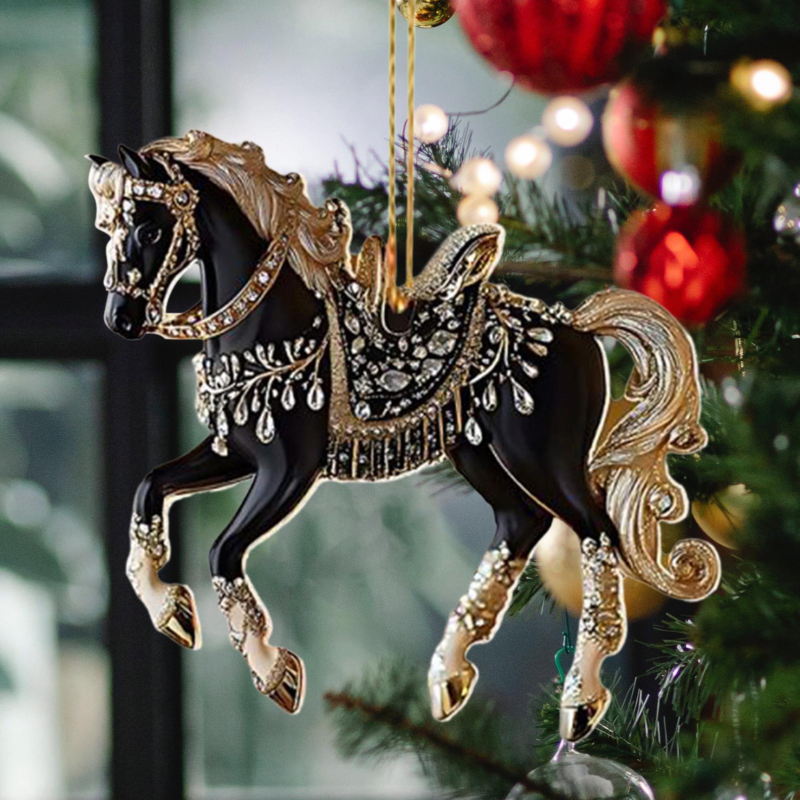 Horse Christmas Ornament Penda - Home Decor Trends 2025 评论和价格