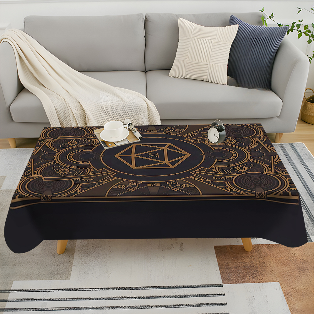 Steampunk Black Golden Gear Pa - Home Decor Furniture 评论和价格