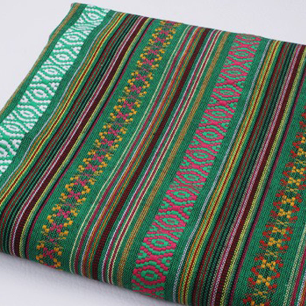 Ethnic Style Cotton Linen Fabr - Linen Table Runner 评论和价格