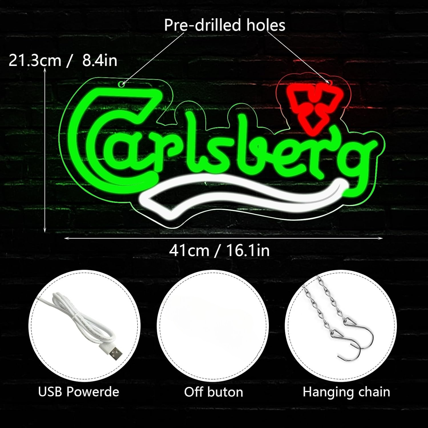Beer Neon Sign Business USB Le - Home Decor Wall Art 评论和价格