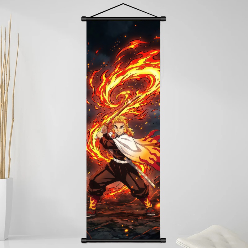 Demon Slayer Kyojuro Rengoku H - Home Decor Wall Art 评论和价格