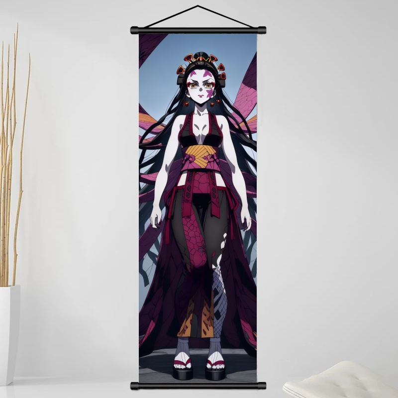 Demon Slayer Daki Hanging Scro - Home Decor Wall Art 评论和价格